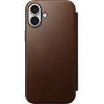 Nomad Modern Leather Folio, brown - iPhone 16 Plus - (NM01681885)