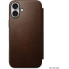 Nomad Modern Leather Folio, brown - iPhone 16 Plus - (NM01681885)