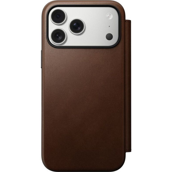Nomad Modern Leather Folio, brown - iPhone 17 Pro Max - (NM014131858)