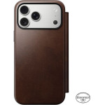 Nomad Modern Leather Folio, rustic brown (Horween) - iPhone 17 Pro Max - (NM014100858)