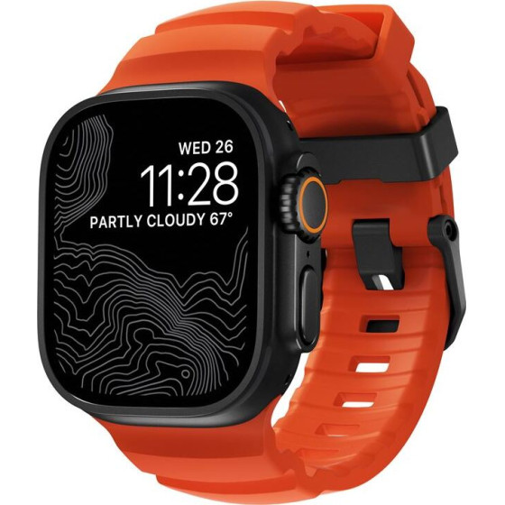 Nomad Rocky Point Band, black/magma - AW 49/45/44/42mm - (NM014865858)