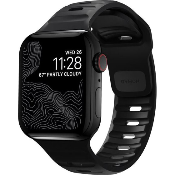 Nomad Sport Strap M/L, black - Apple Watch 49mm/46mm/45mm/44mm/42mm - (NM1AM10000)
