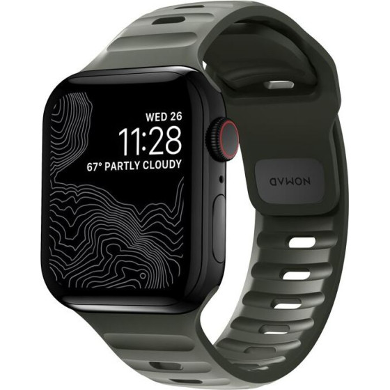 Nomad Sport Strap M/L, green - Apple Watch 49mm/46mm/45mm/44mm/42mm - (NM01132585)
