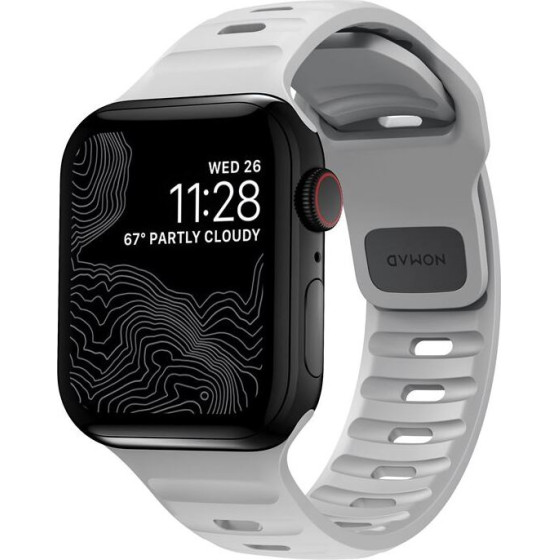 Nomad Sport Strap M/L, grey - Apple Watch 49mm/46mm/45mm/44mm/42mm - (NM01958185)