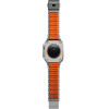 Nomad Stratos Band Natural Titanium Ultra Orange FKM AW 45/46/49mm - (NM011123858)