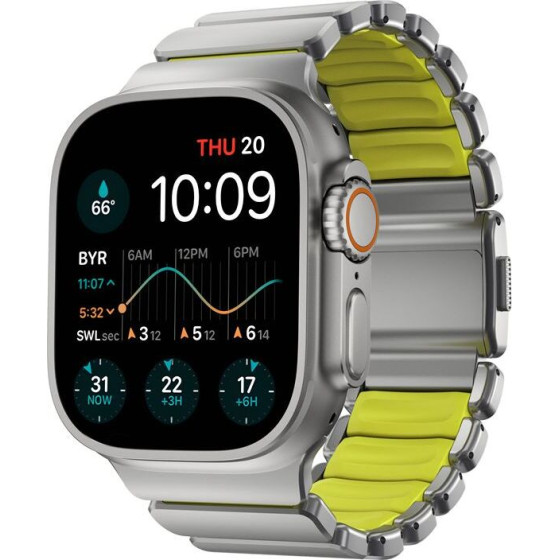 Nomad Stratos Band Natural Titanium Volt FKM AW 45/46/49mm - (NM011147858)