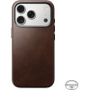 Nomad Traditional Leather Case, rustic brown (Horween) - iPhone 17 Pro - (NM011970858)
