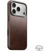 Nomad Traditional Leather Case, rustic brown (Horween) - iPhone 17 Pro - (NM011970858)
