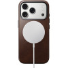 Nomad Traditional Leather Case, rustic brown (Horween) - iPhone 17 Pro - (NM011970858)