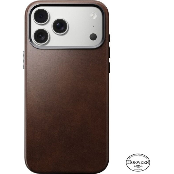 Nomad Traditional Leather Case, rustic brown (Horween) - iPhone 17 Pro Max - (NM011918858)