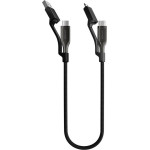 Nomad Universal Kevlar Cable USB-C, 0.3m, carbide - (NM014926848)
