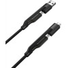 Nomad Universal Kevlar Cable USB-C, 0.3m, carbide - (NM014926848)