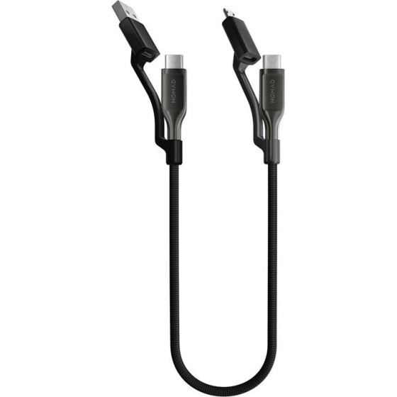 Nomad Universal Kevlar Cable USB-C, 0.3m, carbide - (NM014926848)