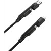 Nomad Universal Kevlar Cable USB-C, 1.5m, carbide - (NM014940858)