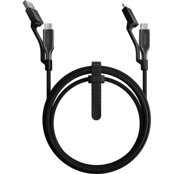Nomad Universal Kevlar Cable USB-C, 1.5m, carbide - (NM014940858)