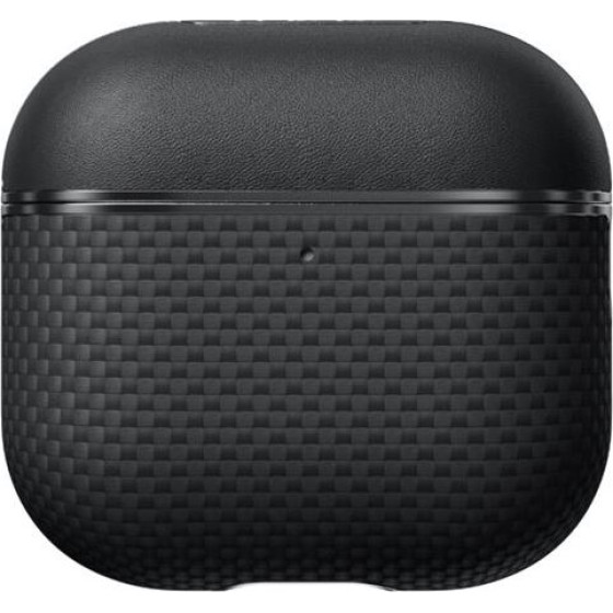 Pitaka Aramid Fiber Magnetic Case, black/gray - AirPods 4 - (APM2404)