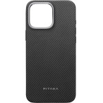 Pitaka Military-Grade Protective Case, Black/Grey Twill - iPhone 16 Pro - (KI1601PPA)