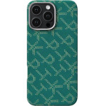 Pitaka Tactile Woven Case, PTK Green/Gold - iPhone 16 Pro - (KI1601PTK)