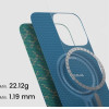 Pitaka Tactile Woven Case, PTK Green/Gold - iPhone 16 Pro - (KI1601PTK)