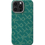 Pitaka Tactile Woven Case, PTK Green/Gold - iPhone 16 Pro Max - (KI1601PTKP)