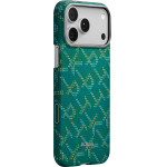 Pitaka Ultra-Slim Case, Monogram-Gold/Green - iPhone 17 Pro - (KI1701PTK)