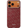 Pitaka Ultra-Slim Case, Monogram-Gold/Red - iPhone 17 Pro Max - (KI1702PTKP)