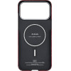 Pitaka Ultra-Slim Case, Monogram-Gold/Red - iPhone 17 Pro Max - (KI1702PTKP)