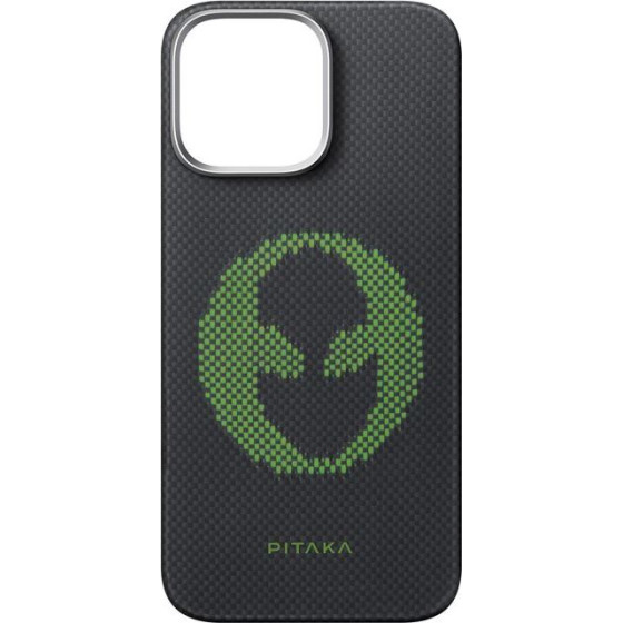 Pitaka x Aries Tactile Woven Case, Alien - iPhone 16 Pro - (KI1601AL)