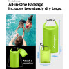 Spigen Aqua Shield WaterProof Dry Bag 20L + 2L A630, cactus green - (AMP06027)