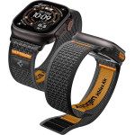 Spigen Athlex Air 2 Active Band, black orange - Apple Watch 49mm/46mm/45mm/44mm - (AMP10607)