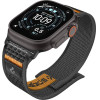 Spigen Athlex Air 2 Active Band, black orange - Apple Watch 49mm/46mm/45mm/44mm - (AMP10607)