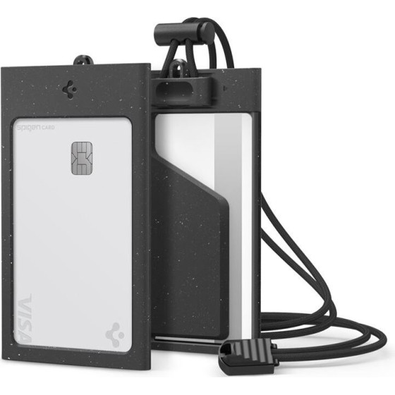 Spigen Badge Holder MagSlide, black - (AFA08860)