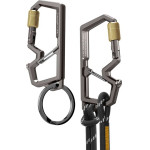 Spigen Carabiner With Key Ring 2nd Gen 1 Pack, gunmetal - (AHP08894)