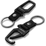 Spigen Carabiner With KeyRing 2 Pack, black - (AHP08270)