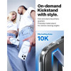 Spigen Caseology Capella MagSafe Kickstand, clear white silver - iPhone 16 Pro Max - (ACS08054)