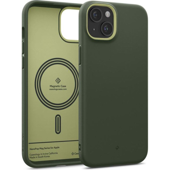 Spigen Caseology Nano Pop MagSafe, avo green - iPhone 15 - (ACS06823)