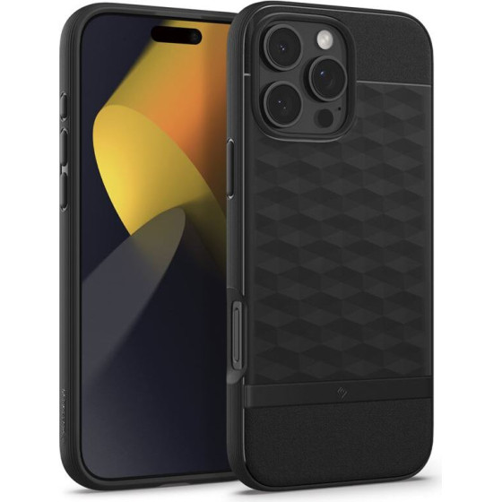 Spigen Caseology Parallax MagSafe, matte black - iPhone 16 Pro - (ACS08169)