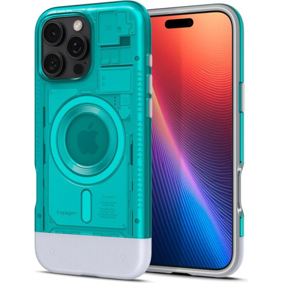 Spigen Classic C1 MagSafe, bondi blue - iPhone 16 Pro - (ACS08153)