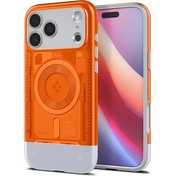 Spigen Classic C1 MagSafe, tangerine - iPhone 17 Pro Max - (ACS10296)