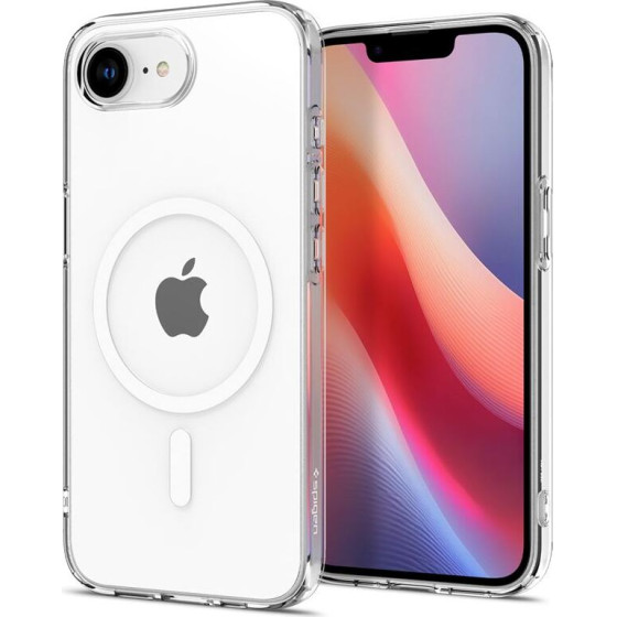 Spigen Crystal Flex MagSafe, clear white - iPhone 16e - (ACS09127)