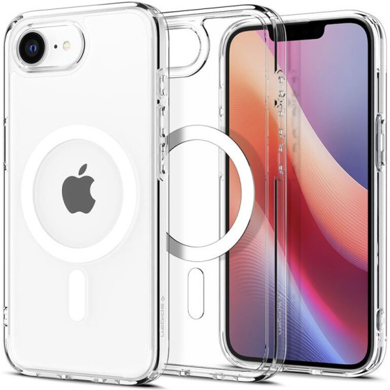 Spigen Crystal Hybrid MagSafe, clear white - iPhone 16e - (ACS09128)