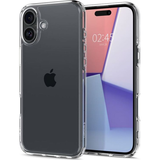 Spigen Crystal Hybrid, crystal clear - iPhone 16 - (ACS08224)