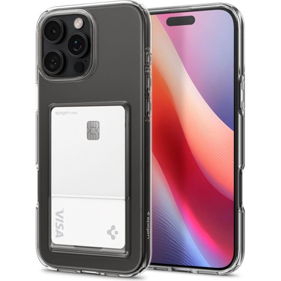 Spigen Crystal Slot, crystal clear - iPhone 16 Pro - (ACS08144)