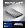 Spigen Essential 10,000mAh 22.5W Portable Charger, gray EA2210 - (ABA09432)