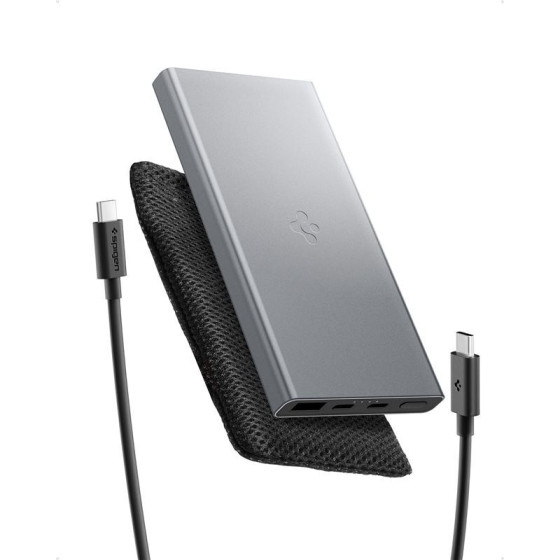 Spigen Essential 10,000mAh 22.5W Portable Charger, gray EA2210 - (ABA09432)