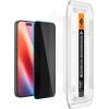 Spigen Glass tR EZ Fit HD (Privacy) 1 Pack, transparency - iPhone 16 Pro - (AGL07936)