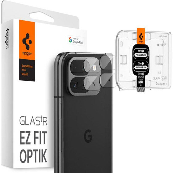 Spigen Glass tR EZ Fit Optik 2 Pack, crystal clear - Google Pixel 9 Pro Fold - (AGL08269)