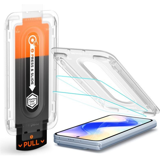 Spigen Glass tR EZ Fit Pro 2 Pack, transparency - Google Pixel 10 Pro Fold - (AGL09665)