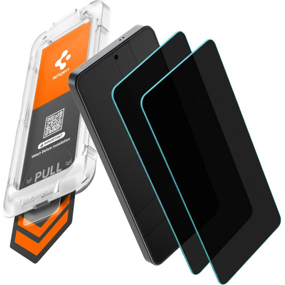 Spigen Glass tR EZ Fit Pro HD (Privacy) 2 Pack, transparency - Samsung Galaxy S2026 - (AGL11096)