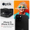 Spigen Glass tR Optik 2 Pack, black - iPhone 15/15 Plus/14/14 Plus - (AGL06917)